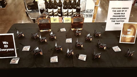 Gentleman Jack Table Display